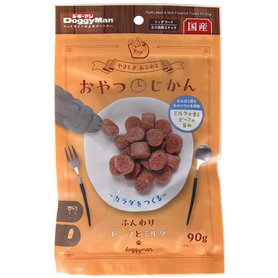 Amazon.co.jp: ドギーマン おやつじかん ふんわりビーフとミルク